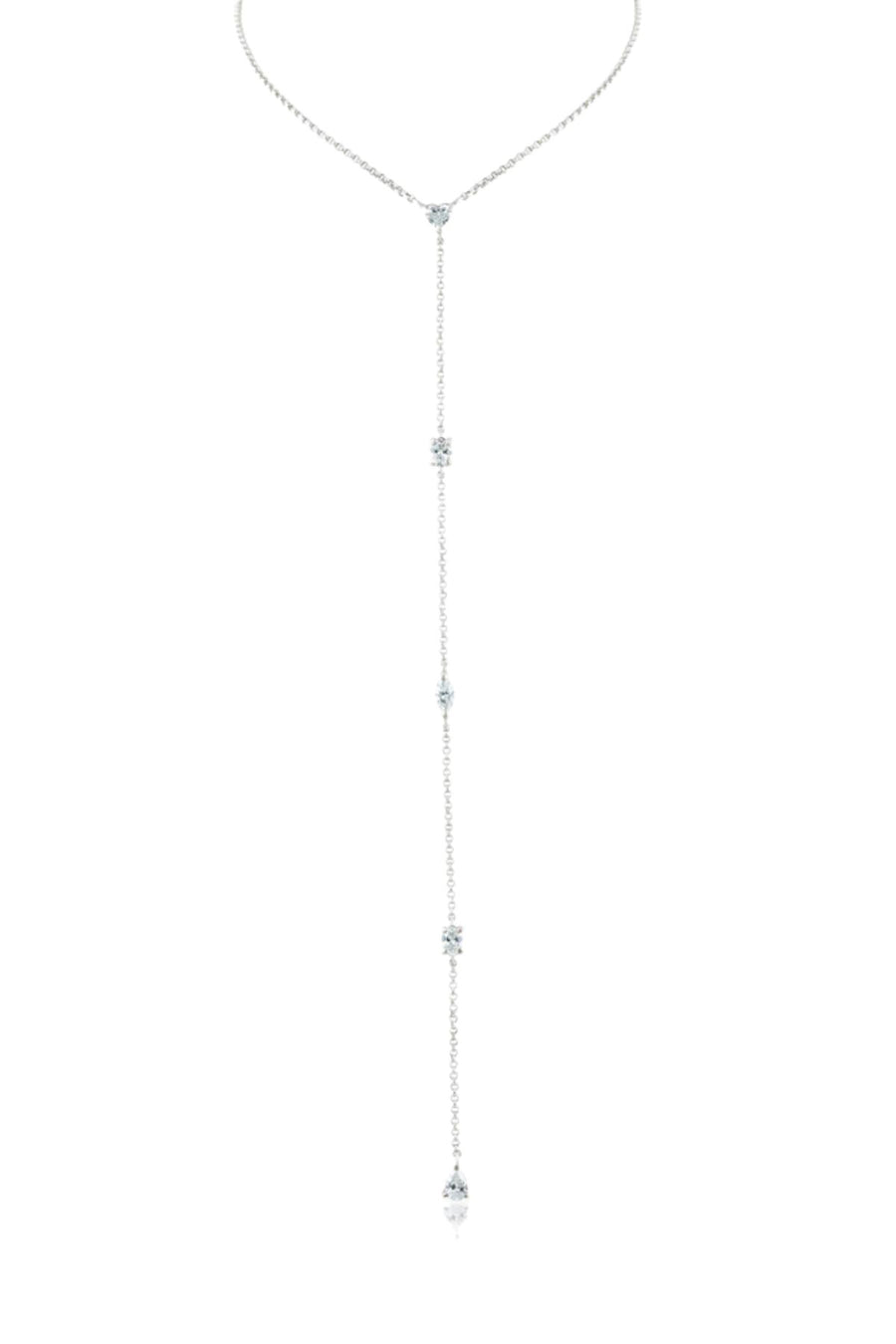 FANCY SHAPES LARIAT NECKLACE