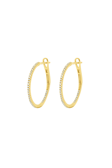 SMALL DELICATE DIAMOND ETERNITY HOOP