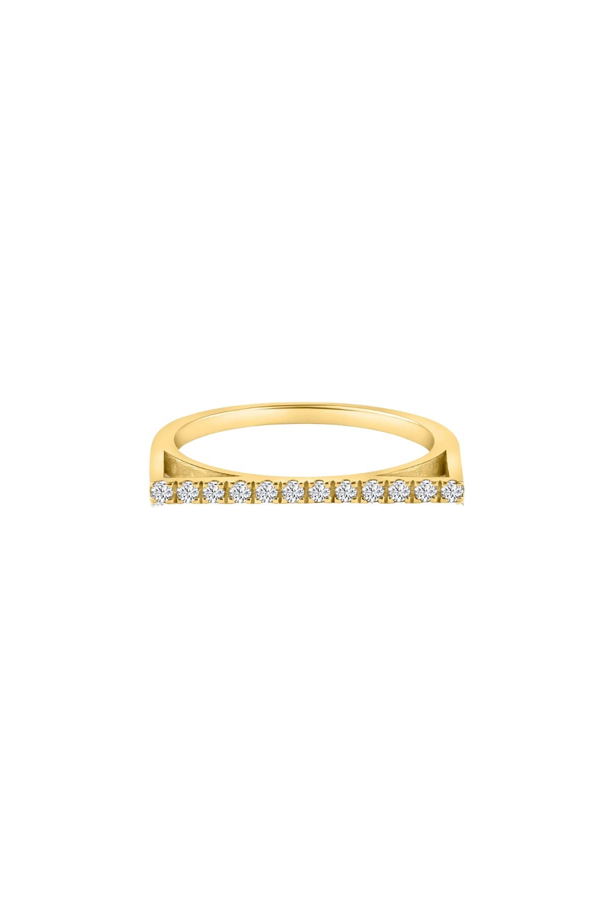 DIAMOND BAR RING