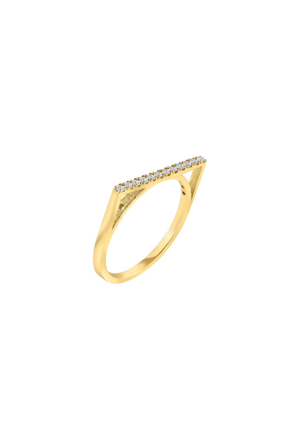 DIAMOND BAR RING