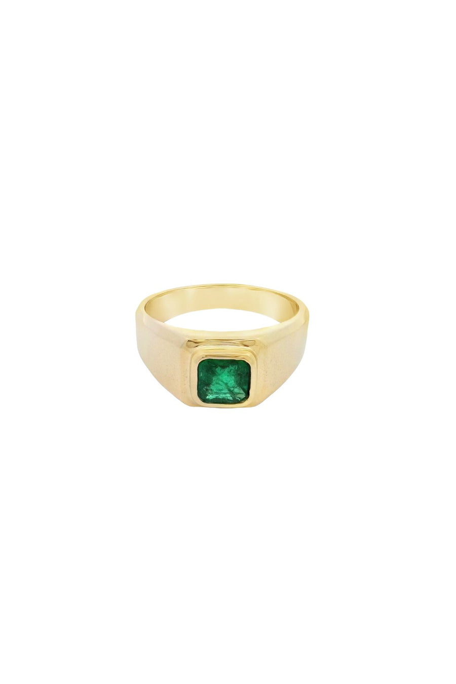 EMERALD PINKY RING