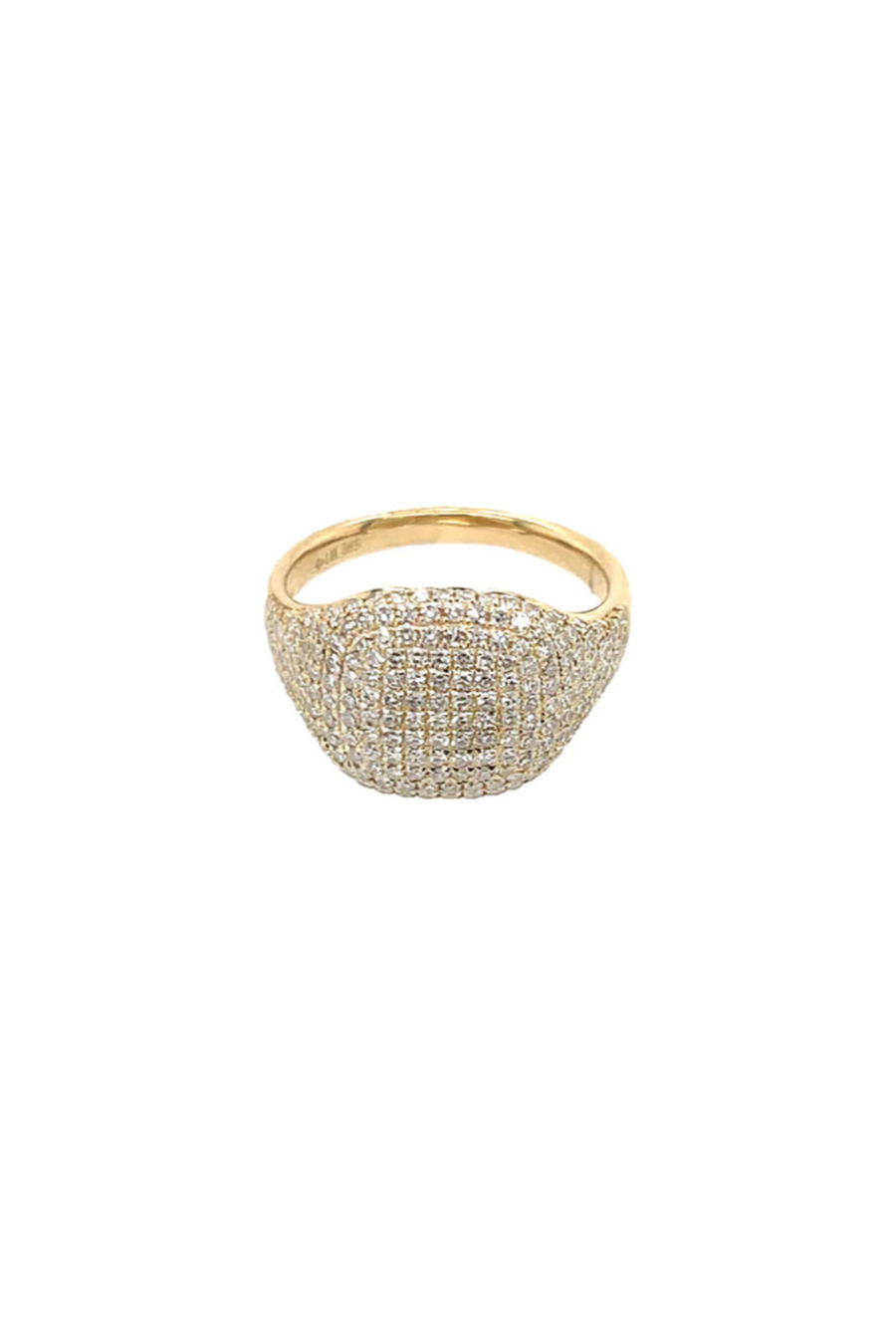 PAVE SIGNET RING
