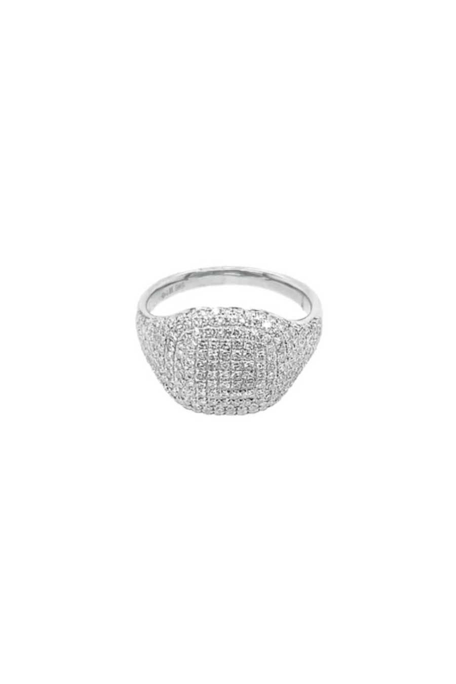 PAVE SIGNET RING