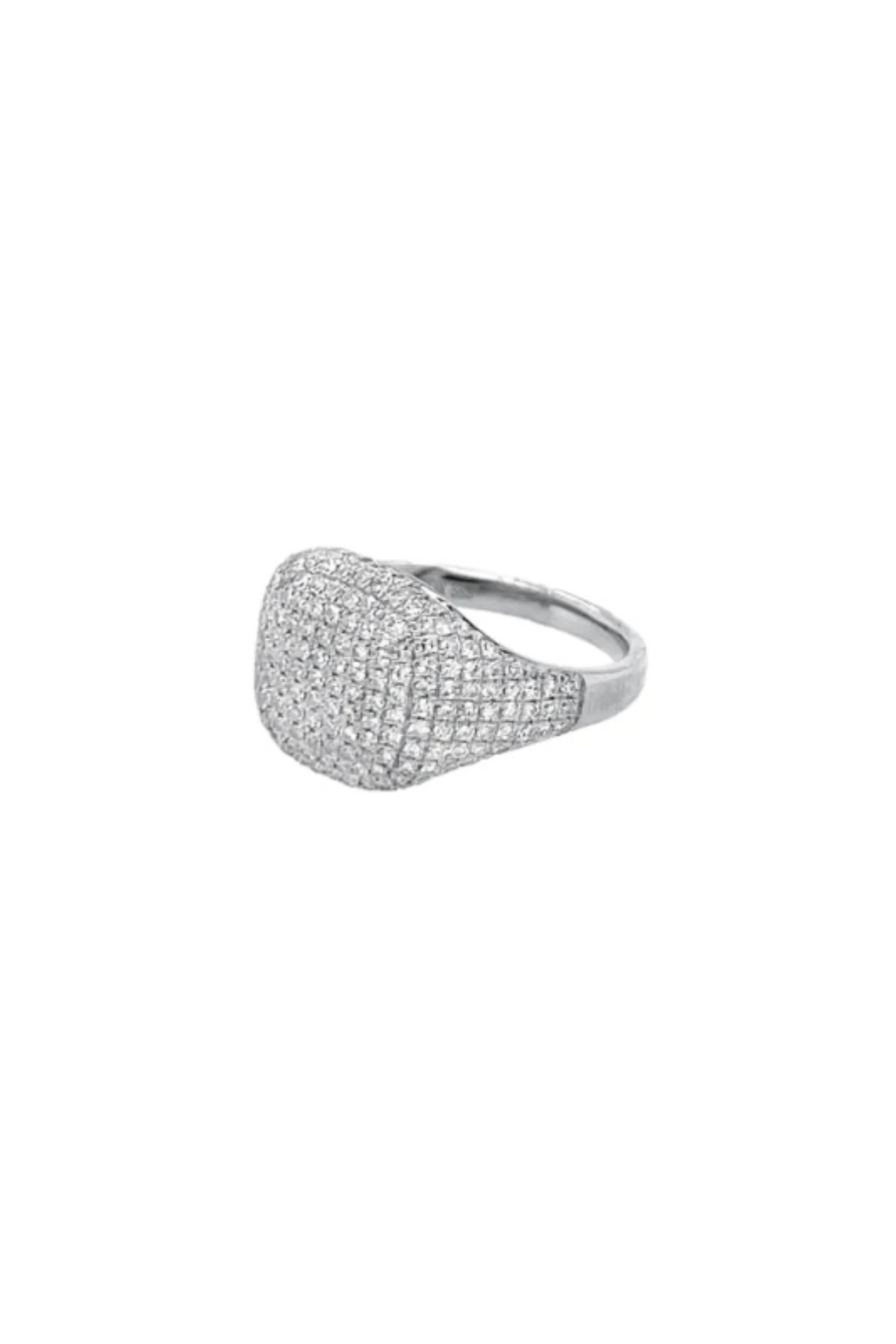 PAVE SIGNET RING