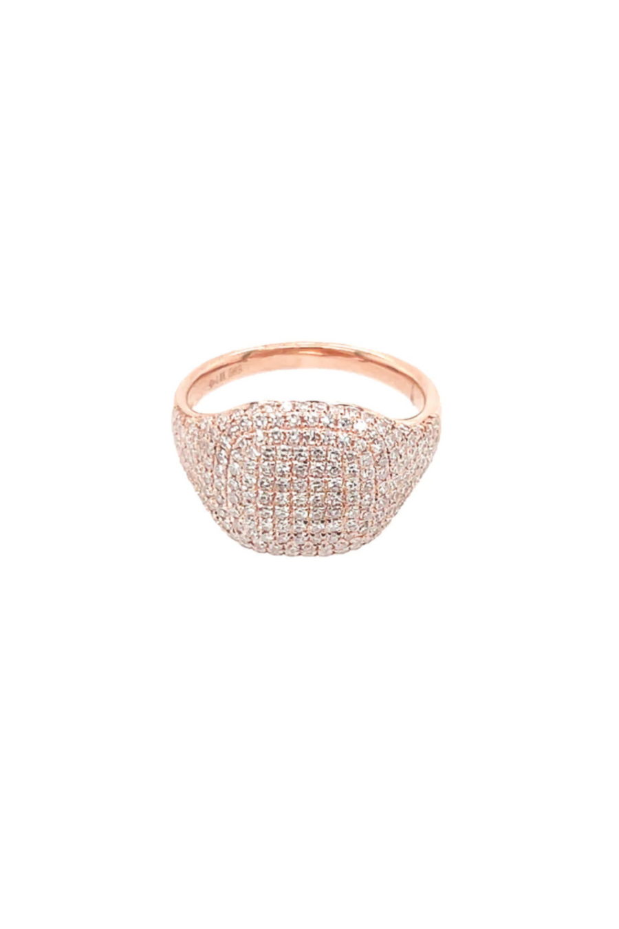 PAVE SIGNET RING