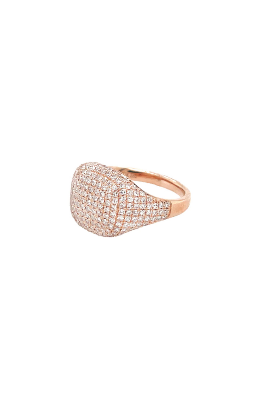 PAVE SIGNET RING