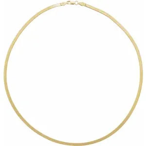 HERRINGBONE NECKLACE, 2.8MM