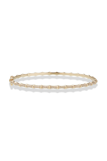 DIAMOND BAMBOO BANGLE