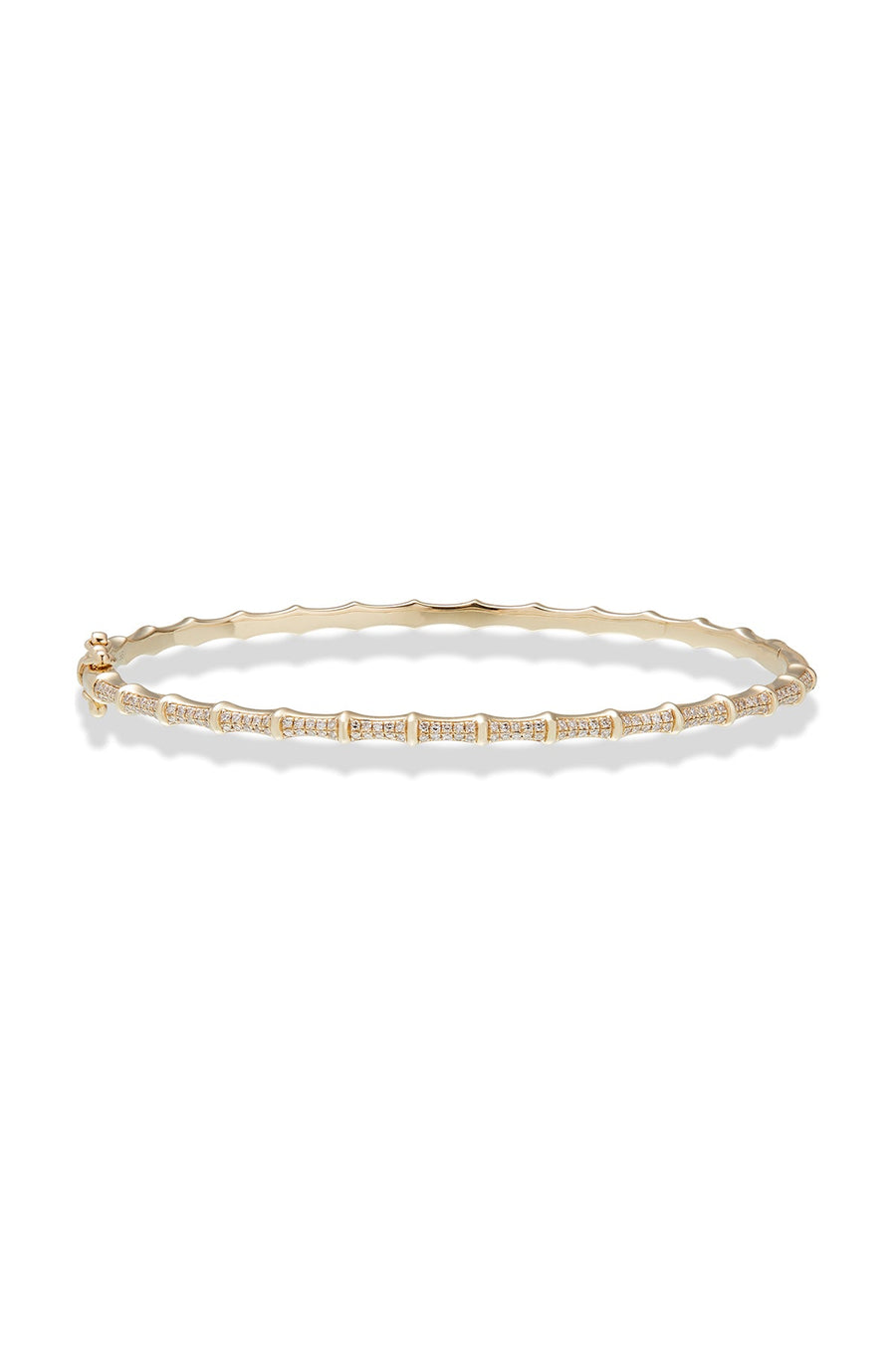 DIAMOND BAMBOO BANGLE