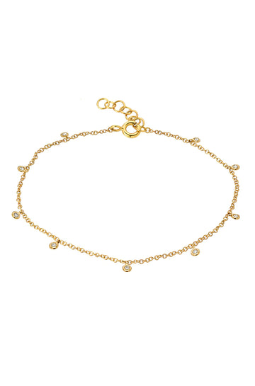 ANKLE BRACELET - DIAMOND BY THE YARD DROPS