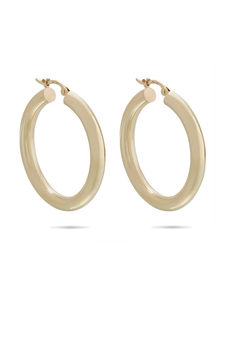 MEDIUM GOLD CHUBBY HOOPS