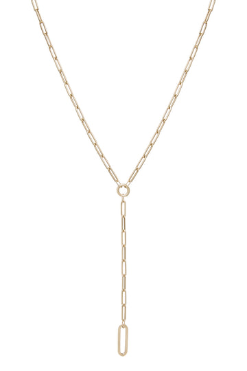PAPERCLIP LARIAT CHAIN