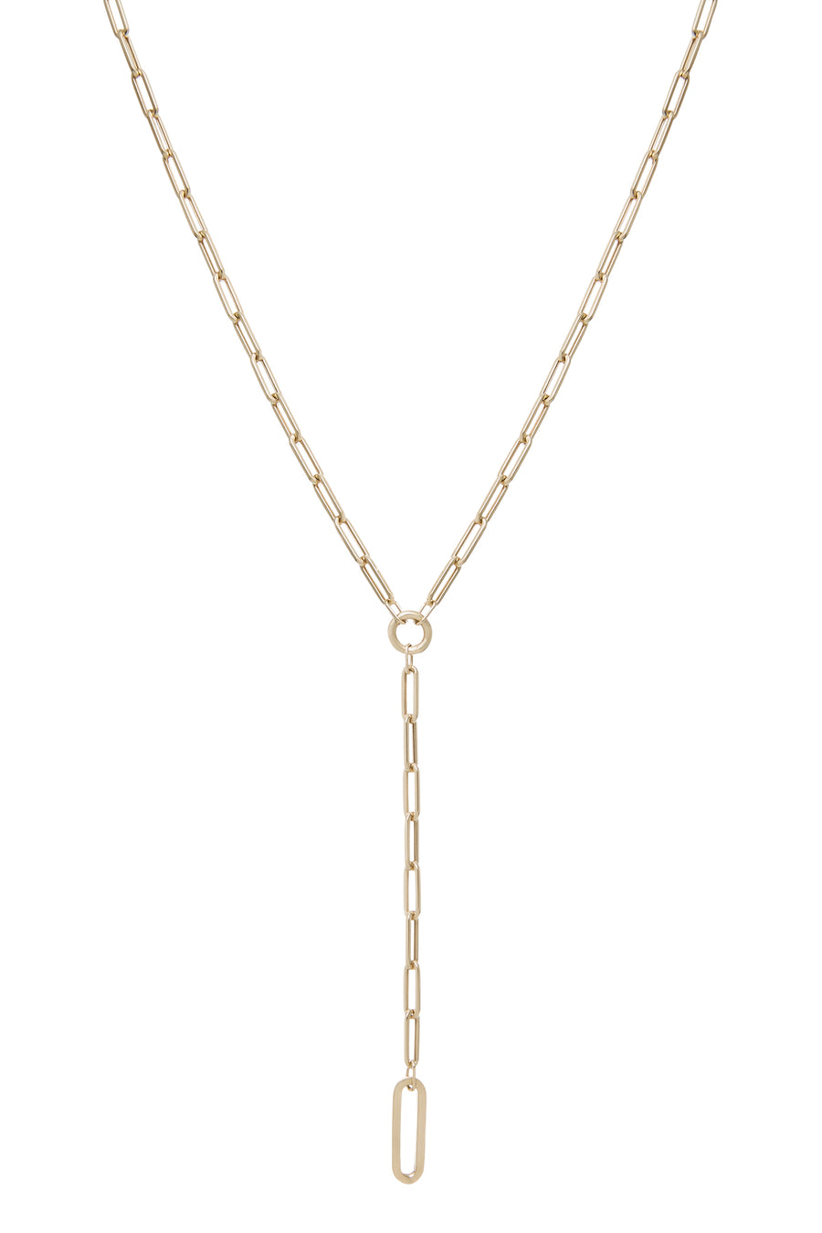 PAPERCLIP LARIAT CHAIN