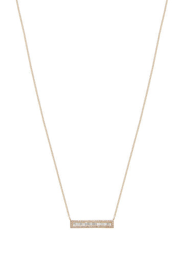 BAGUETTE BAR NECKLACE