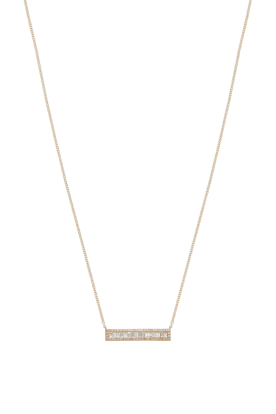 BAGUETTE BAR NECKLACE