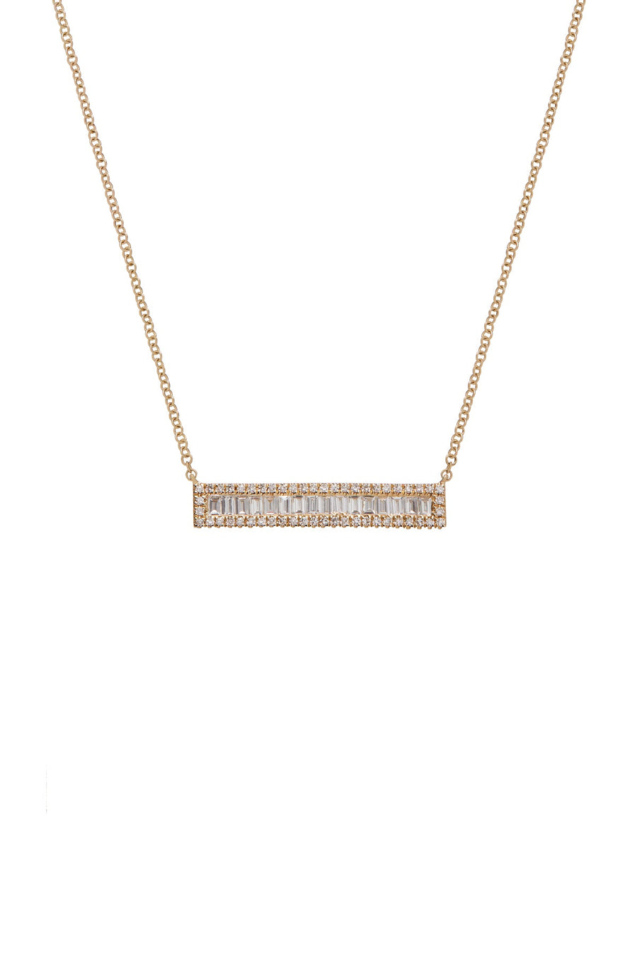 BAGUETTE BAR NECKLACE