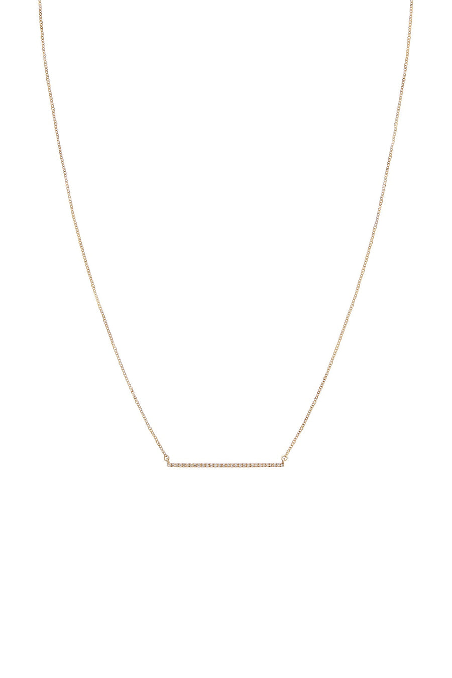LONG DIAMOND BAR NECKLACE