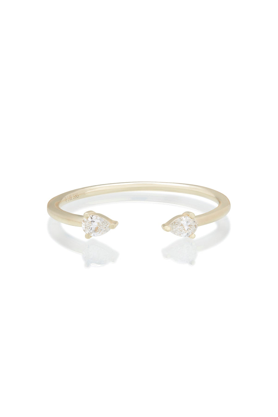 2 PRONG SET DIAMOND RING